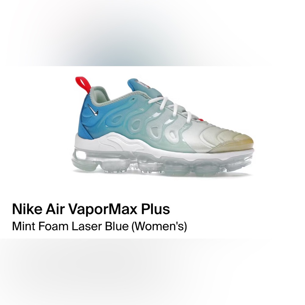 Nike Air VaporMax Plus Mint Foam Laser Blue Women's | 8.5 |